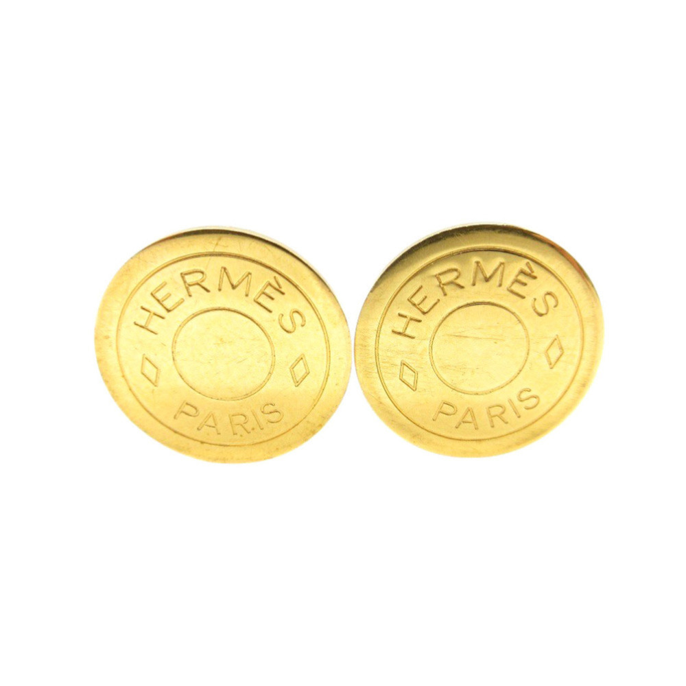 HERMES Gold Earrings